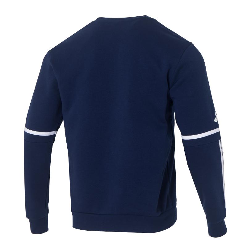 adidas Свитшот мужской SQ25 SW CREW Темно-синий/Белый JM3547