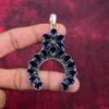 Синие сапфиры, созданные в лаборатории, из цельного серебра 925 пробы, красивые подвески ручной работы для женщин