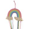 Cotton Rope Wall Ornaments Hand-woven Tassel Tapestry Kawaii Weaving Rainbow Hangings  Nursery