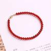 Natural Agate Bracelet Women'S 4mm Ultra-Fine 3mm Bracelet Fashion Women Daily Jewelry Lucky Gift