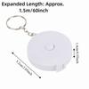 12PCS PVC Fish Measuring Ruler Retractable Tape Measure Measuring Tape Ruler  Fishing Tackle Tool