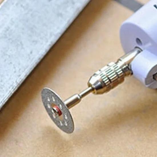 10 шт. вращающийся инструмент, дисковые пилы, режущие диски для алмазных принадлежностей, мини-дрель, электроинструмент с 2 шт. оправкой