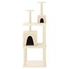 VidaXL Cat Tree with Sisal Scratching Posts Cream 167 Cm , Cat Tower, Cat Scratcher, Cat Post, Cat Furniture 172067