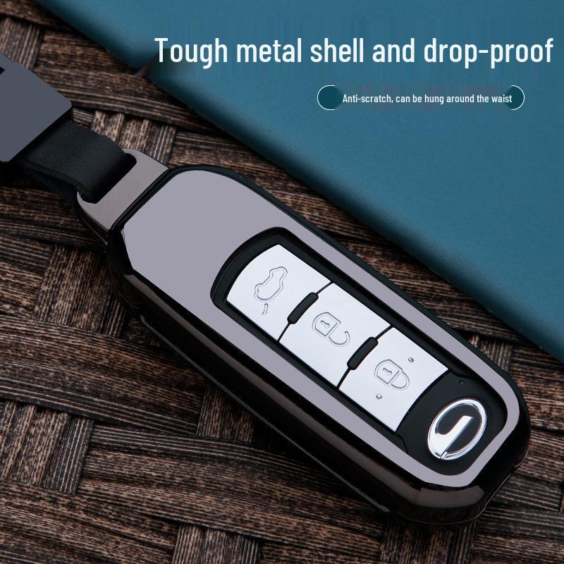 Key Case for GAC Trumpchi GS4/GS3/GA6/GA4/GS5/GA3 - Durable Shell with Buckle