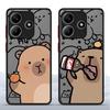 Чехол для Xiaomi Redmi Note 9S 11S 8T 10S 8 9 10 11 Pro 7 13 14 12 Pro Plus 12s Задняя крышка телефона Милая капибара