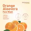 Patanjali Orange Aloe Vera Face Wash 100g Pack Gentle Cleanser Refreshes Skin Natural Care All Types