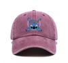 Cartoon Stitch Printed Baseball Cap Stitch Men's and Women's Personality Cap Sun Cap Outdoor Sun Protection Cap
