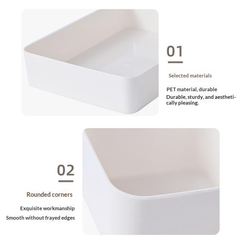 Drawer Organizer Set 7PCS with Dividers for Versatile Vanity Use and Desktop Storage Solution