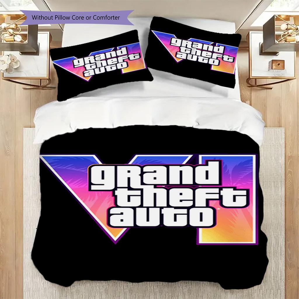 Grand Theft Auto San Andreas Threepiece Set 1 Duvet Cover 2 Pillowcase Without Core Bedding Set Duvet Cover And Pillowcase