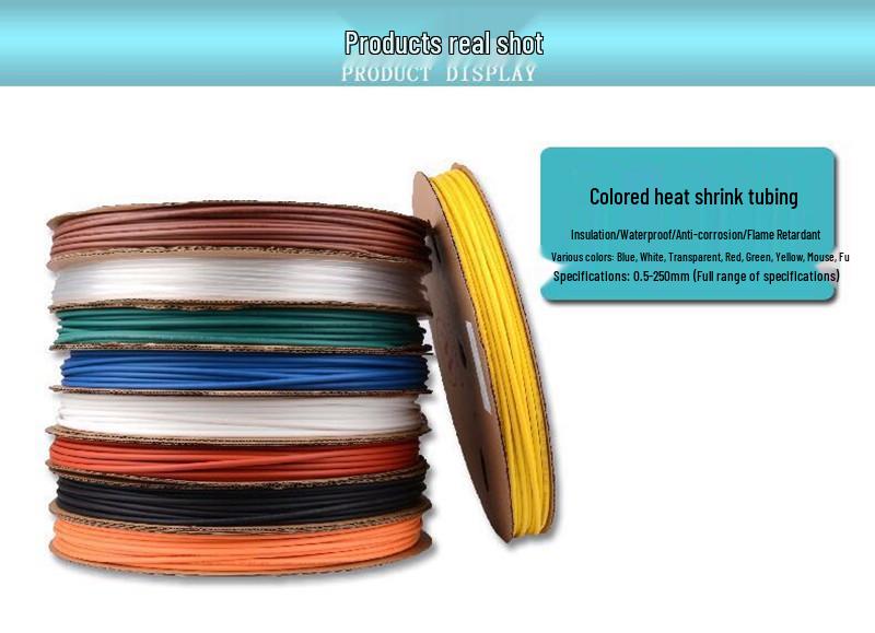 Eco-friendly Flame Retardant Heat Shrink Tubing | Transparent & Colored Options | In Stock