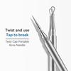 Double Head Acne Needle Blackhead Remover Pimple Blemish Comedone Extractor