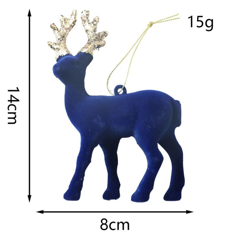 Рождественские подвески в виде лося, подвесные украшения для рождественской елки, рождественские олени, навидад, веселый рождественский подарок, натальский, счастливый новый год 2025
