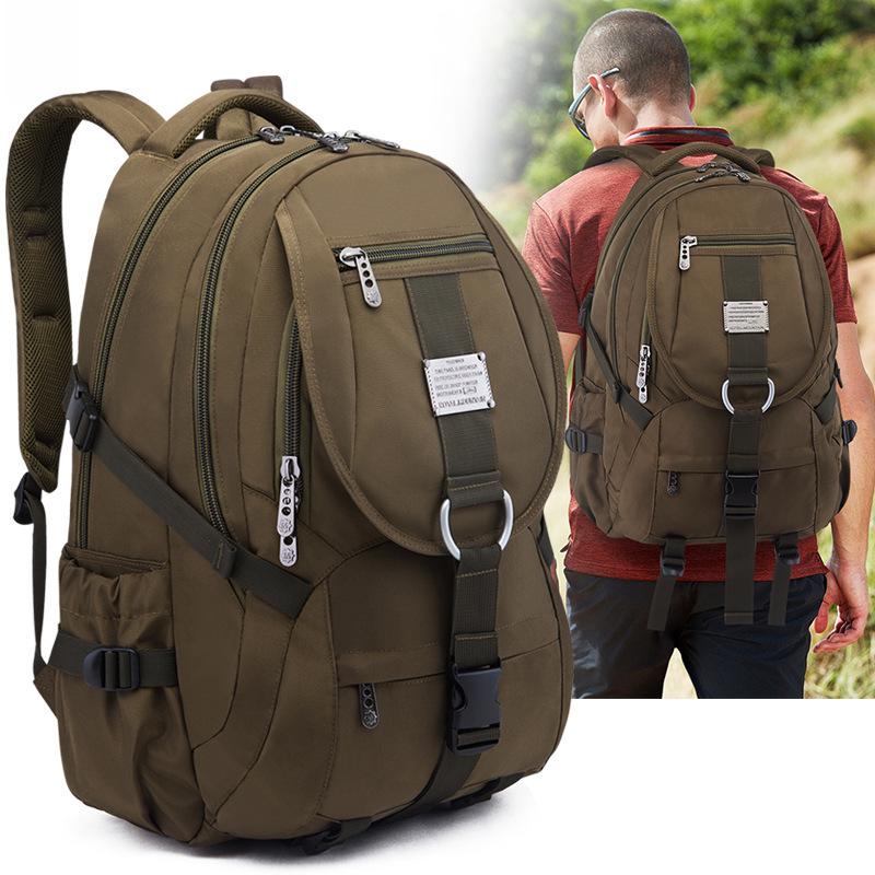 Мужской рюкзак большой вместимости 55 л из ткани Оксфорд для путешествий и отдыха на природе - прочная сумка для альпинизма и школы