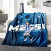 Football Messi Blanket Comfortable Perfect for Picnics Couch Bed for All Seasons Playful Design Birthday Christmas Gift Blanket
