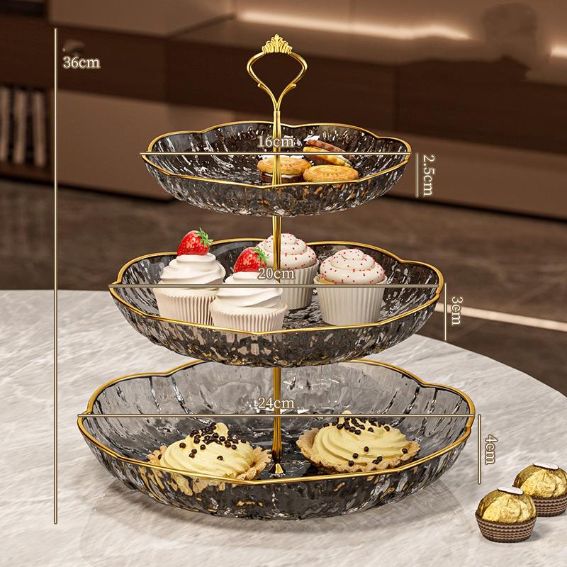 Многоярусный фруктовый журнальный столик поднос для конфет