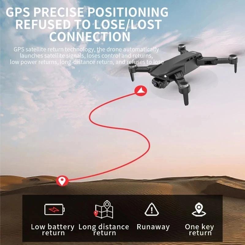 Новый L900 PRO SE Дрон 4K Профессиональный GPS 5G WIFI Бесщеточный двигатель Дрон с двойной камерой Fodable RC Quadcopter FPV Вертолет Игрушка в подарок