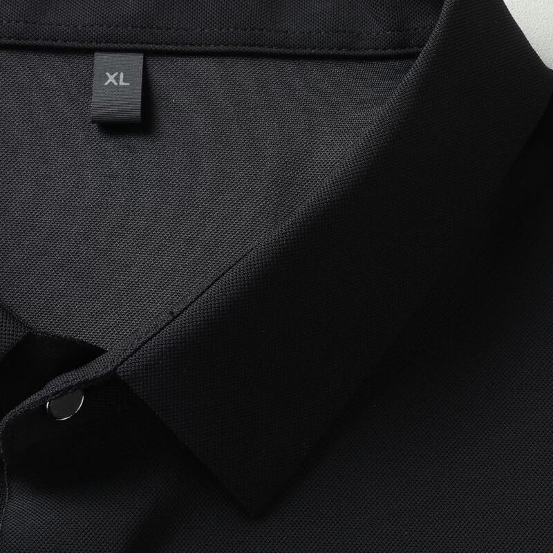 Мужская рубашка-поло большого размера с коротким рукавом в стиле business casual