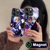 HSR Serval Стеклянный чехол MagSafe для мобильного телефона iPhone 17 16 15 14 13 12 11 Air Pro Max Plus Mini Цветной чехол