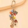 Stylish Lanyard Turkish Evil Eye Pendant Beaded Tassel Key Chain  Girls Gifts