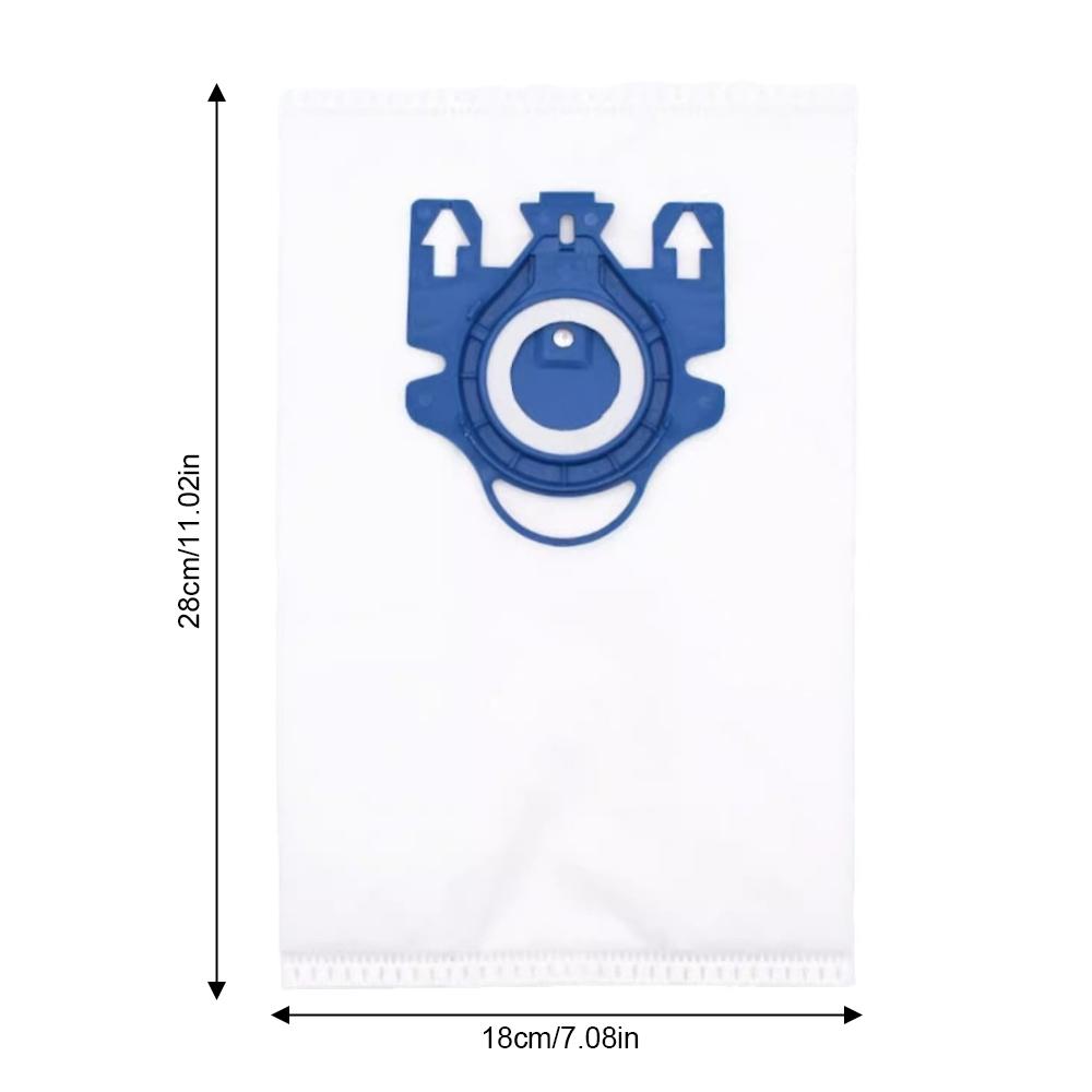 8 Pack Replacement Vacuum Bags Effective Dust Filtration Compatible with Miele/Fjn/GN Hyclean 3D