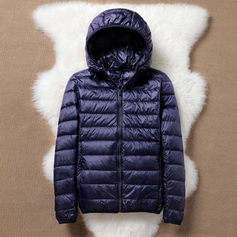 Women Puffer Jacket Plus Size 5XL 6XL 7XL 2026 New Spring Autumn Female Ultra Lightweight Packable Hooded Down Coats