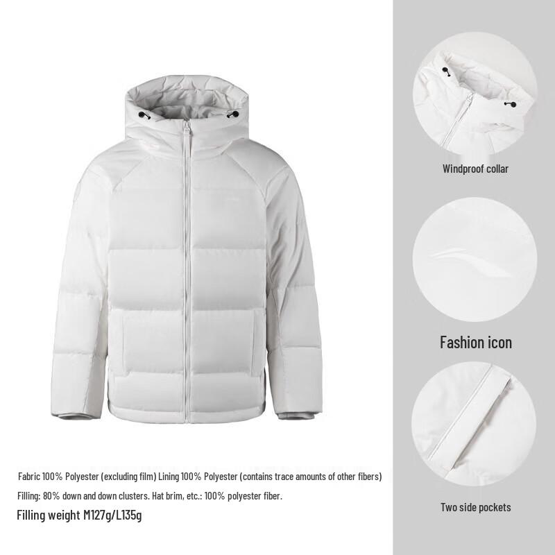 Li-Ning Women's Short Warm Down Jacket