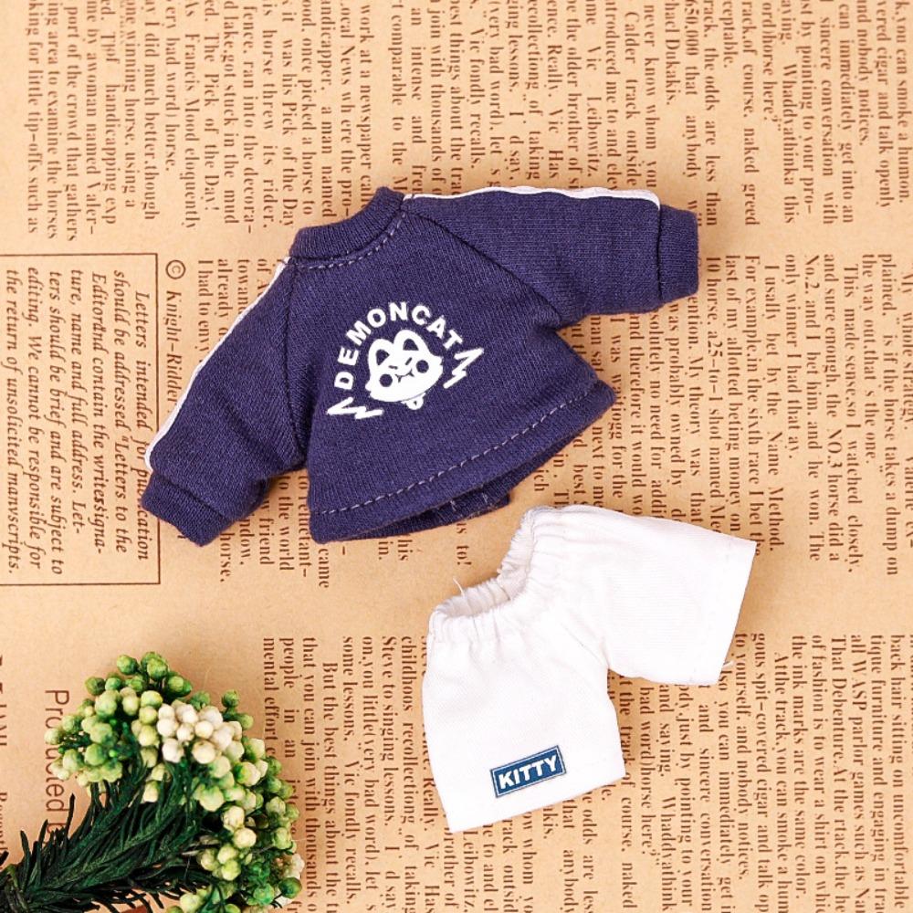 Наряды OB11 Ручная работа Наряд Obitsu11 Сделай сам Игрушечная кукла Толстовка Шорты 1/12 Bjd