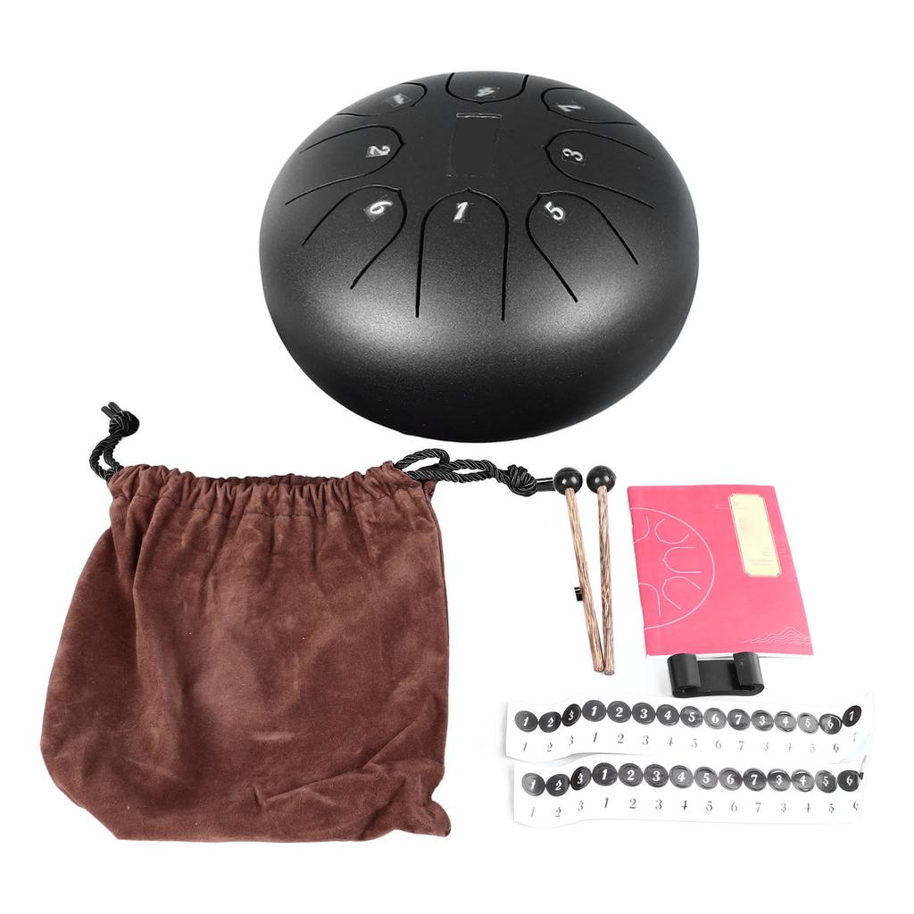 Язычковый барабан 6 дюймов 8 тонов из нержавеющей стали, беззаботный барабан пустого духа для выступлений, медитации