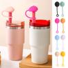 Dustproof Splashproof Straw Cover Reusable Silicone Straw Covers Cap  Cup Accessories