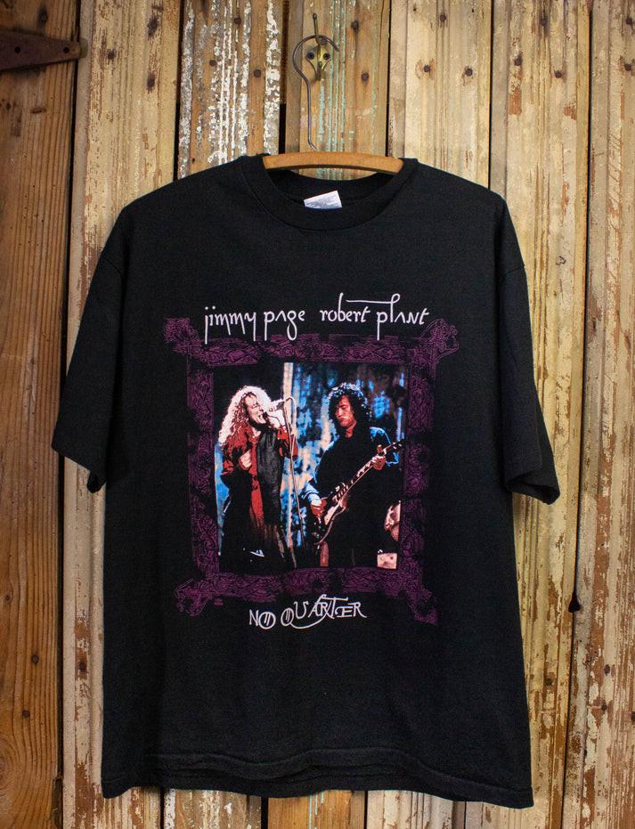 Vintage Jimmy Page Robert Plant No Quarter Concert T Shirt 1995 S-4XL VA639