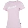 Letter Print Casual Loose Breathable Short Sleeve T-Shirt Women Tops Light-Pink 682127-60