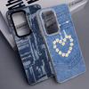 Retro Denim Pattern Soft Phone Case for Samsung A17 A16 A15 A14 A13 A57 A56 A55 A54 A53 A37 A36 A35 A34 A33 A26 A25 A24 A23 A52