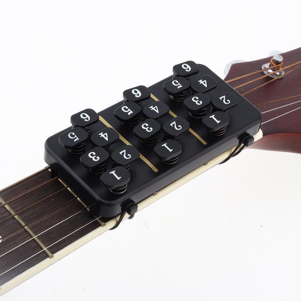 Система обучения игре на гитаре, инструмент для изучения аккордов с одной кнопкой