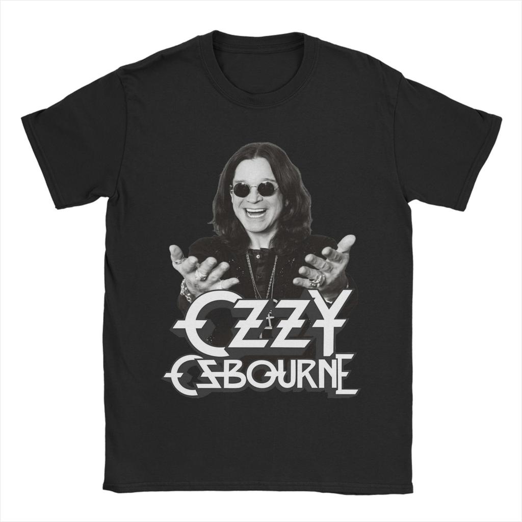 Ozzy Osbourne T-Shirt Men Vintage 100% Cotton Tees Round Neck Short Sleeve T Shirt New Arrival Tops