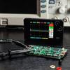 10Msa/s Sampling Rate Oscilloscope Handheld Pocket Signal Generator 2 Channels 1MHz Bandwidth Built In 500mAh Battery