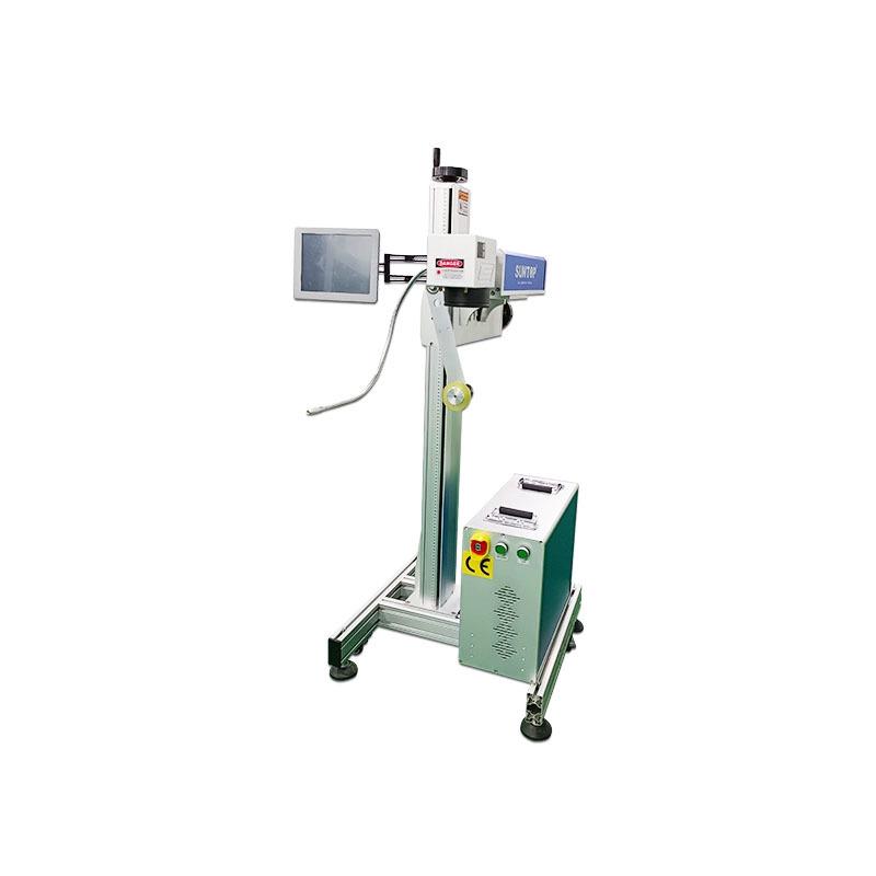 Cabinet Fiber Laser Marking & CO2 Engraving Machine with UV Laser Marking