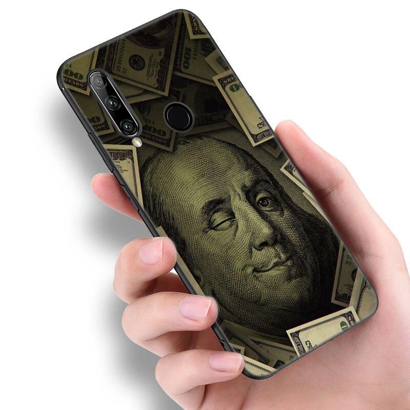 Money Dollars Bill Cash Phone Case For Huawei Honor 7A 8A 9X 20 Pro 8 10X Lite 7S 8C 8S 8X 9A 9C 10i 20i 30i 20E 20S Black Cover