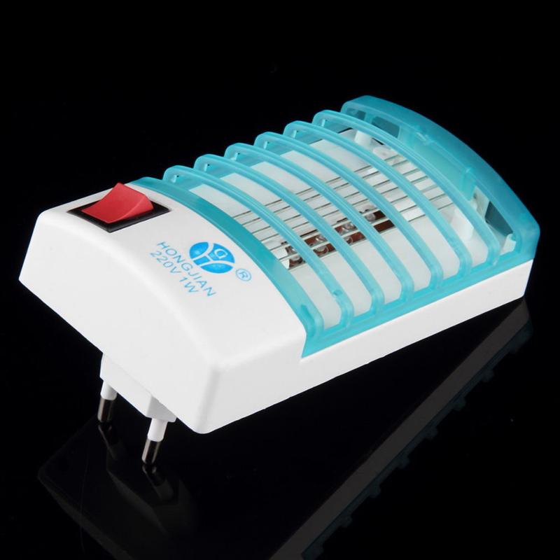 Горячий! Мини-электрическая лампа от комаров, репеллент от вредителей, светодиодная лампа-ловушка для насекомых, мух и моли