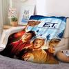Movie E-ET The E-extra Terrestrial Blanket Warm And Soft Suitable For Bedroom Living Room Sofa Bed Office Travel Camping