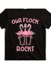 Men'S & Women'S Big & Tall Black T-Shirt - Retro Flamingo Graphic & Our Flock Ro