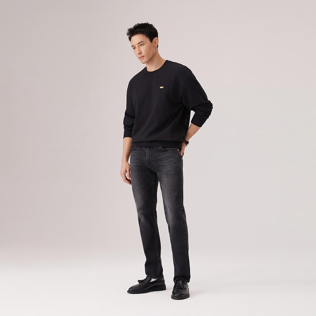 Levis Год Лошади Ограниченная Серия Свободный Крой Классический Дизайн Легкий Винтажный Свитшот с Круглым Вырезом Унисекс свитшот 006P5-0001