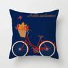 Осенний кленовый лист Велосипед Кабинет Наволочка Офис Гостиная Дом Наволочка Автомобиль Украшения
