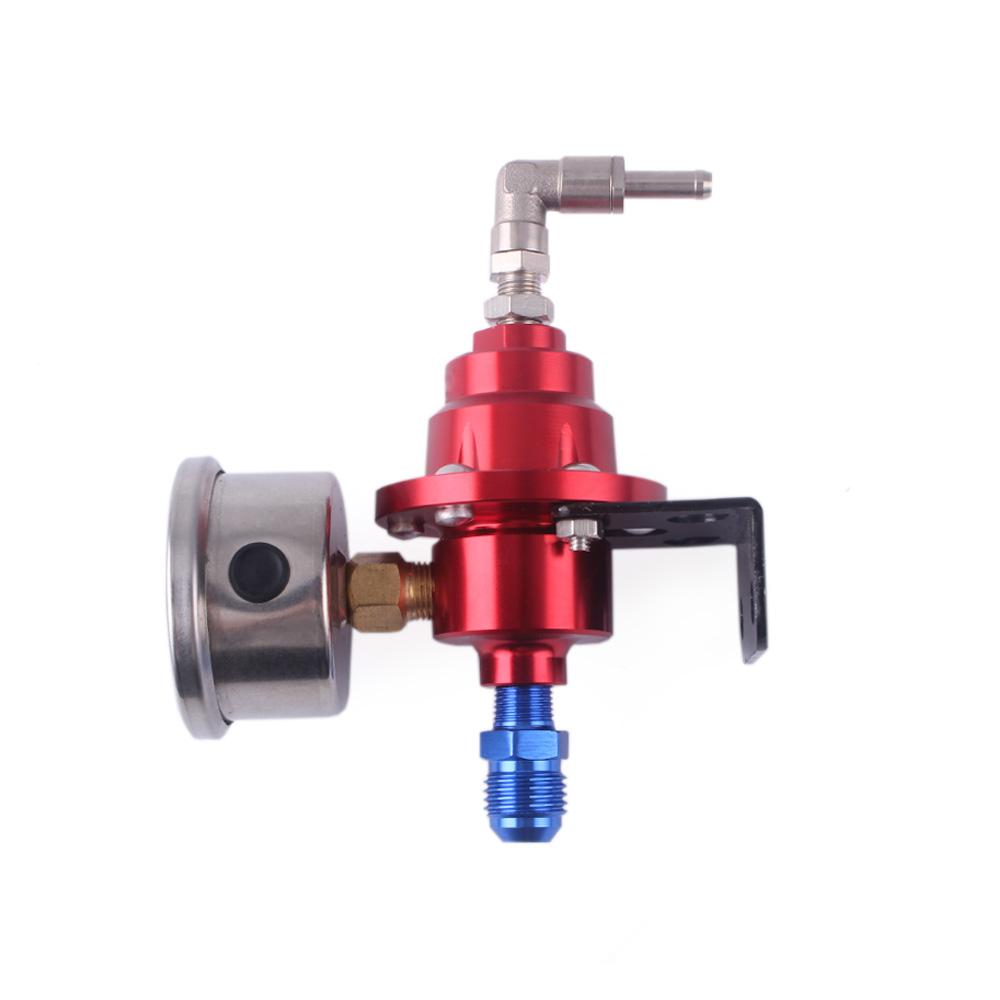 Universal Adjustable Fuel Pressure Regulator tomei Type With Original Gauge and Instructions AN6 1/8NPT RS-FRG003