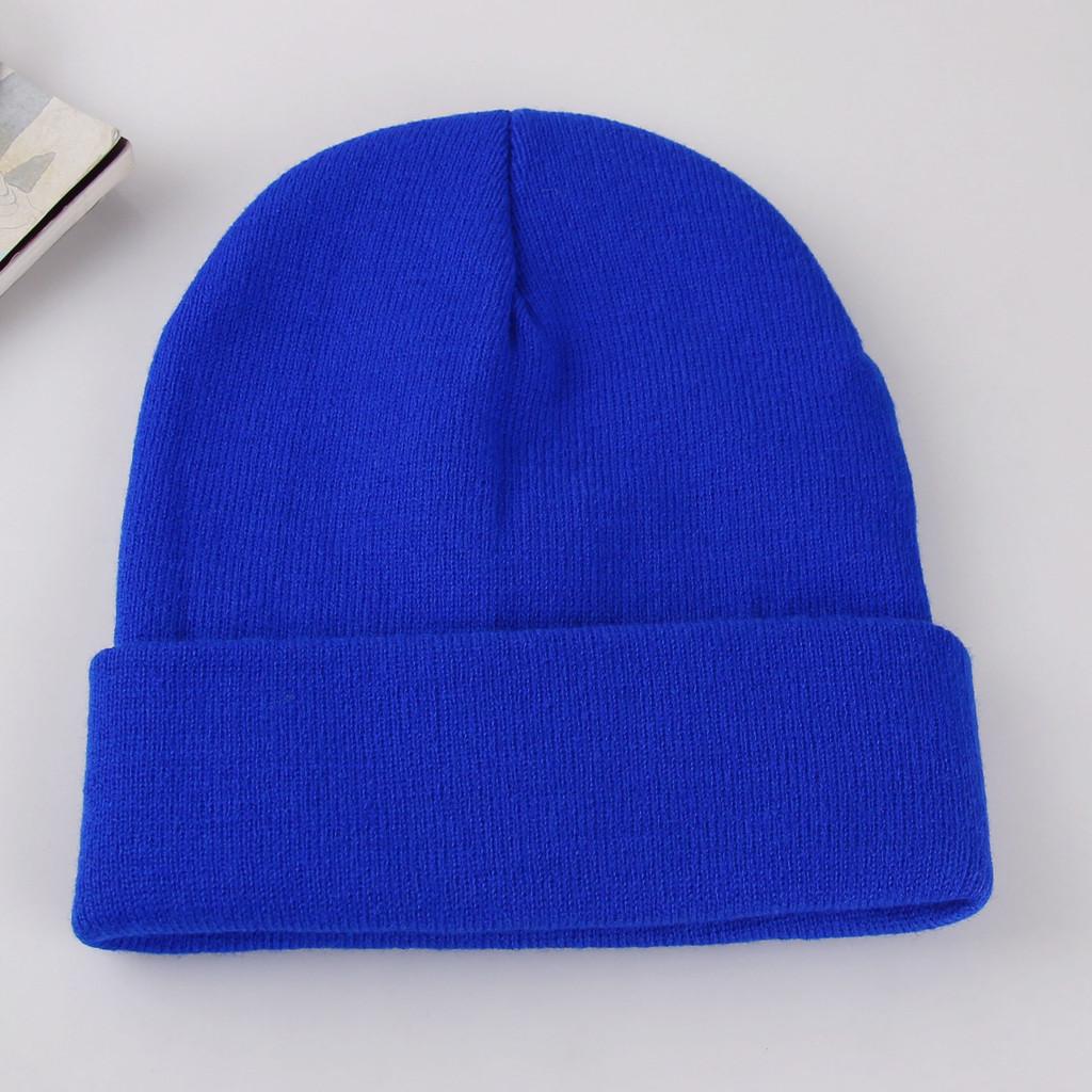 Knit Hat For Adults Winter Warmth Windproof Acrylic Cap For Casual Use