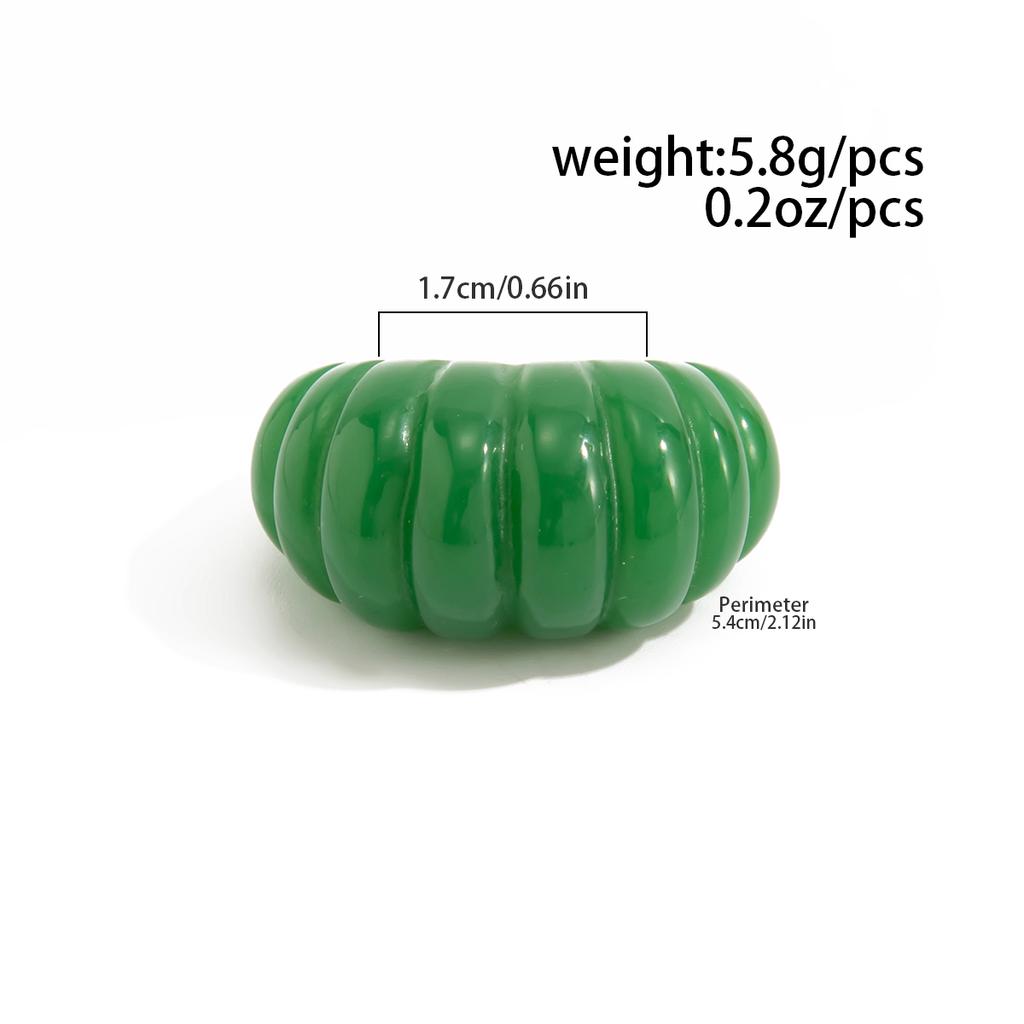 Salircon Simple Irregular Geometric Resin Wide Chunky Rings for Women Vintage Stacking Finger Ring Jewelry Accessories Gift New