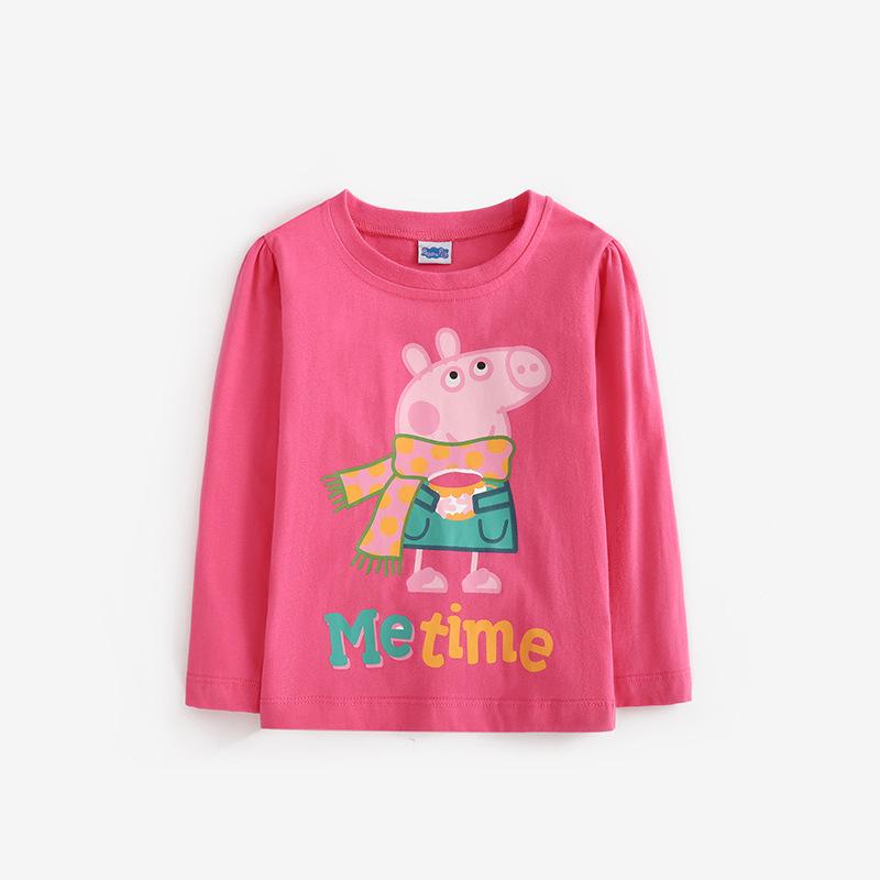 Peppa Pig Kids' Autumn Long Sleeve Cartoon Sweatshirt