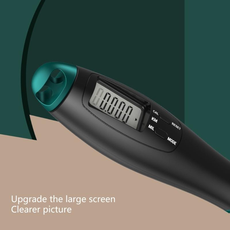 Съемная скакалка, тренировочная скакалка с нескользящей ручкой для любителей фитнеса, утяжеленная цифровая скакалка со счетчиком