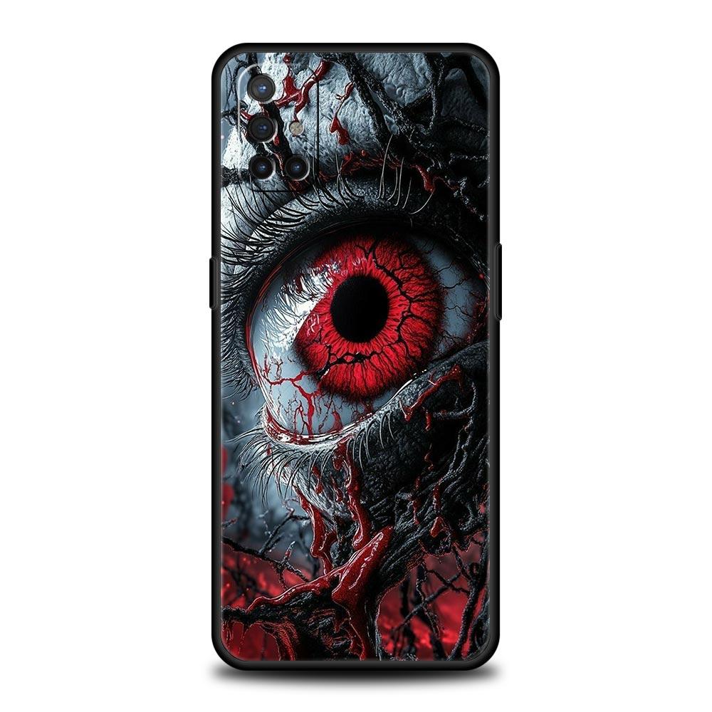 Страшный чехол для телефона с узором «Глаз Дьявола» для OnePlus 15 13 12 11 10 Pro 13T 13R 12R 9 8T 8 7 7T 9R Nord 2T CE 2 3 4 5G Мягкий чехол