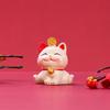 Украшение для рабочего стола Lucky Cat из смолы - милое мультяшное украшение для офиса