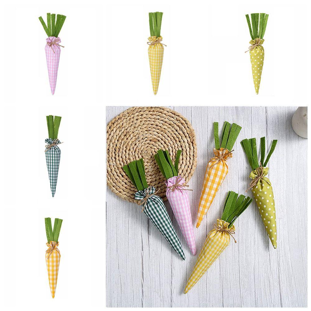 Пасхальная кукла-морковка, подвесная тканевая игрушка для вечеринки, украшение для пасхального декора